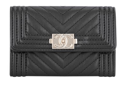 Chanel Boy Card Wallet, front view